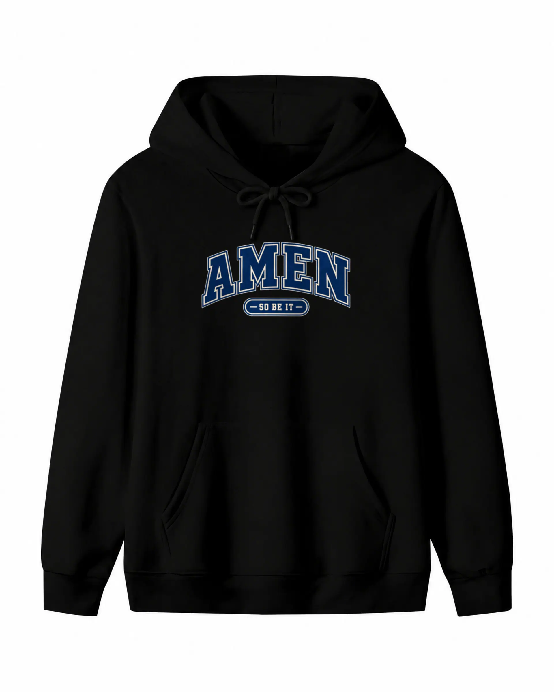 Amen, So Be It Hoodie in black — view 1