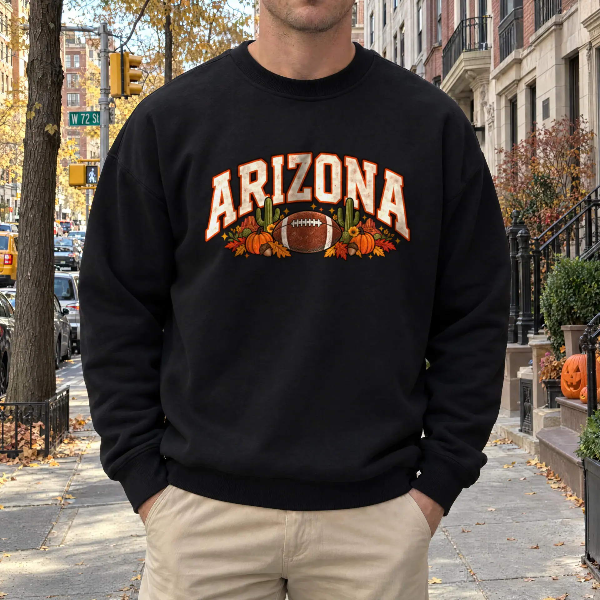 Arizona Game Day Crewneck in black — view 3