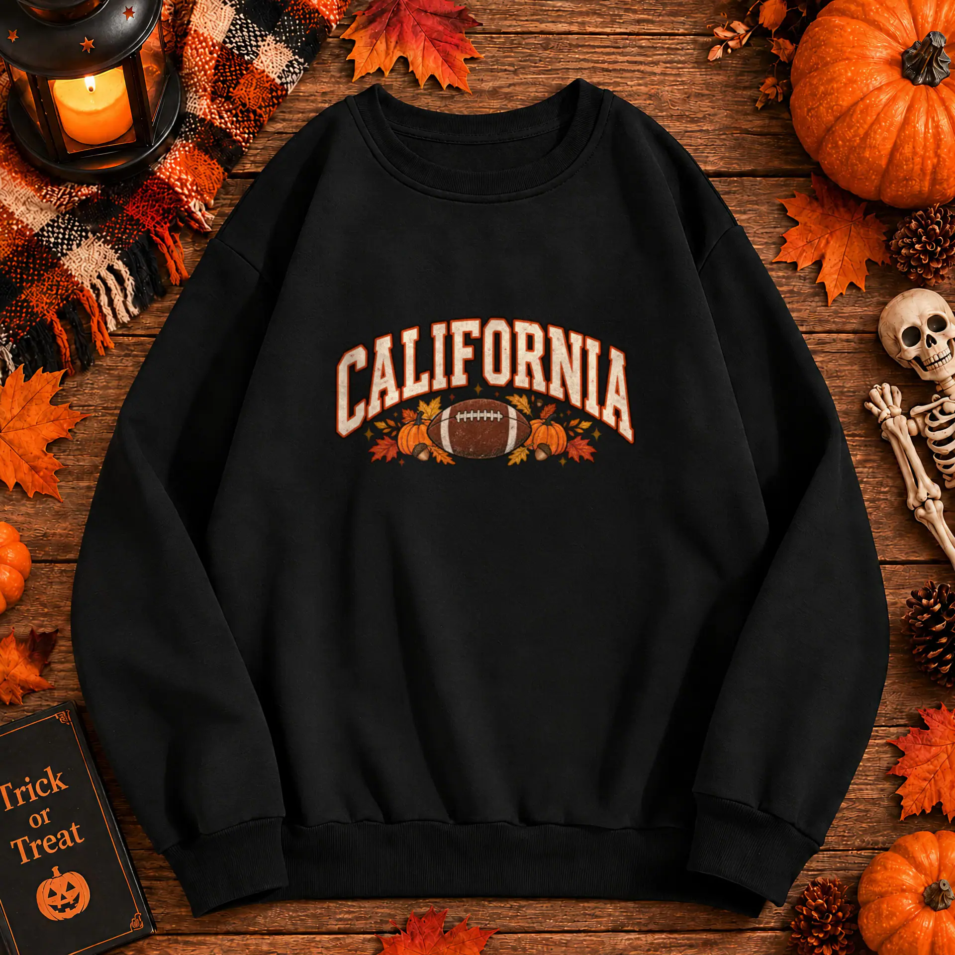 California Game Day Crewneck in black — view 1