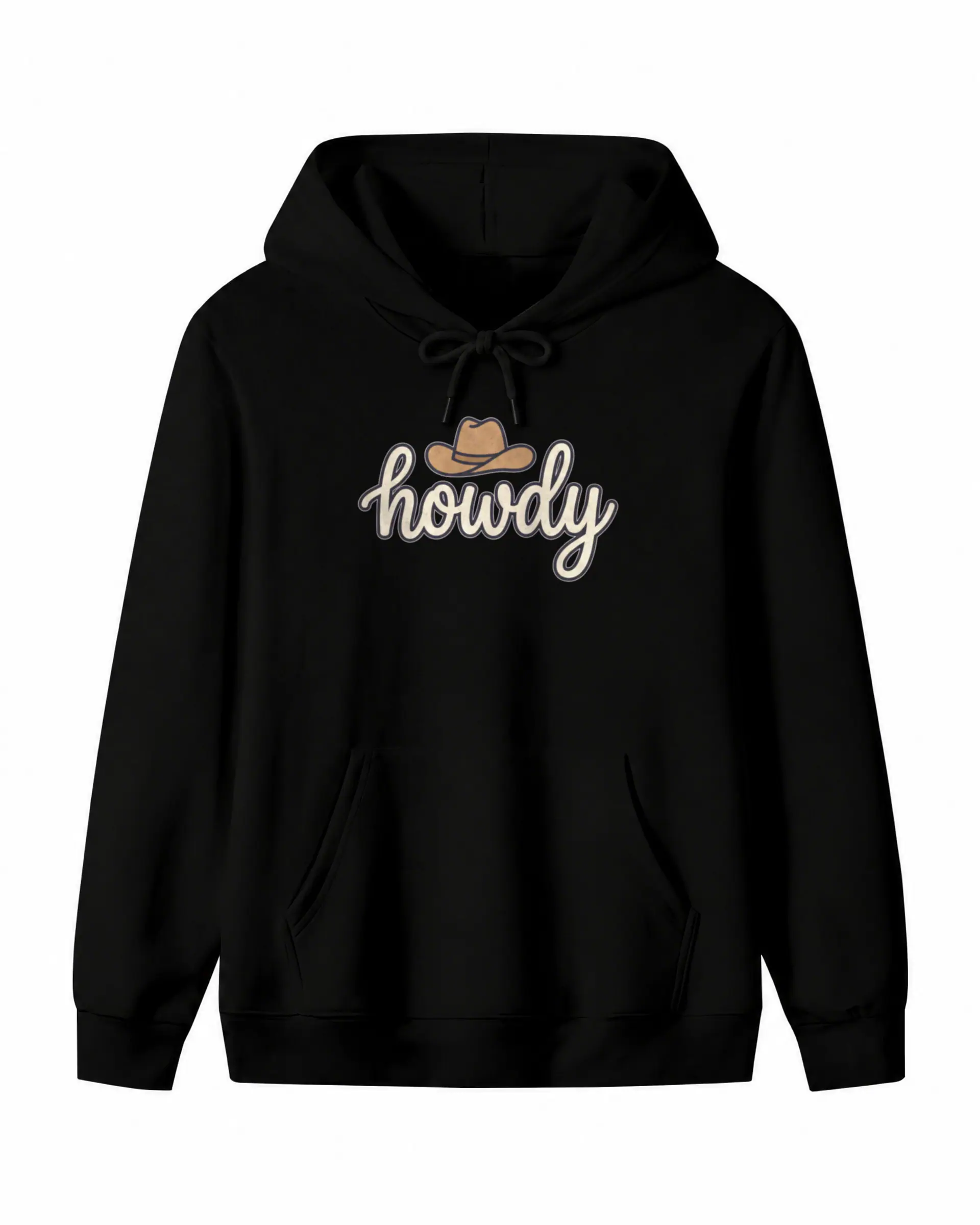 Howdy Hoodie in black — view 1