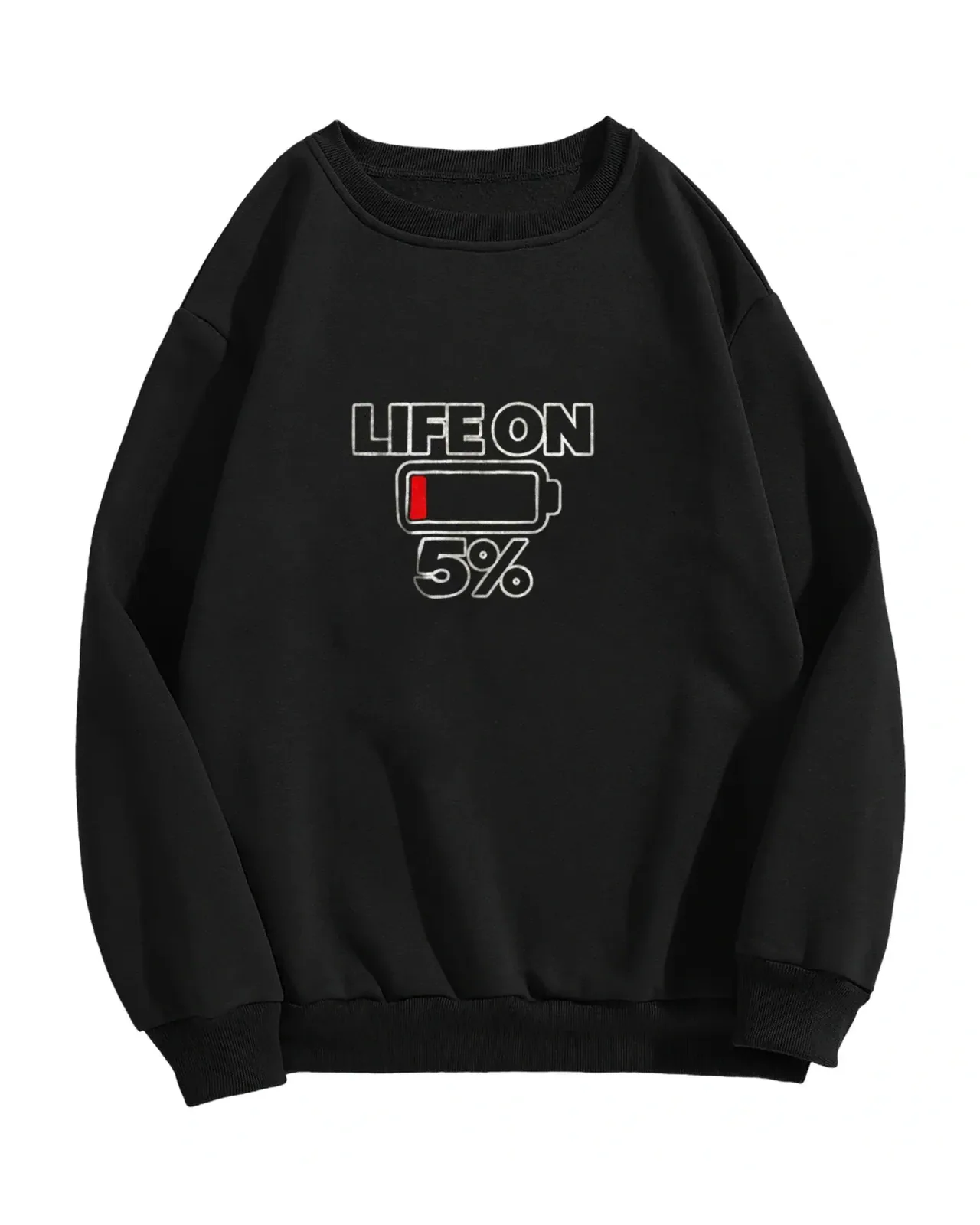 Life on 5% Crewneck
