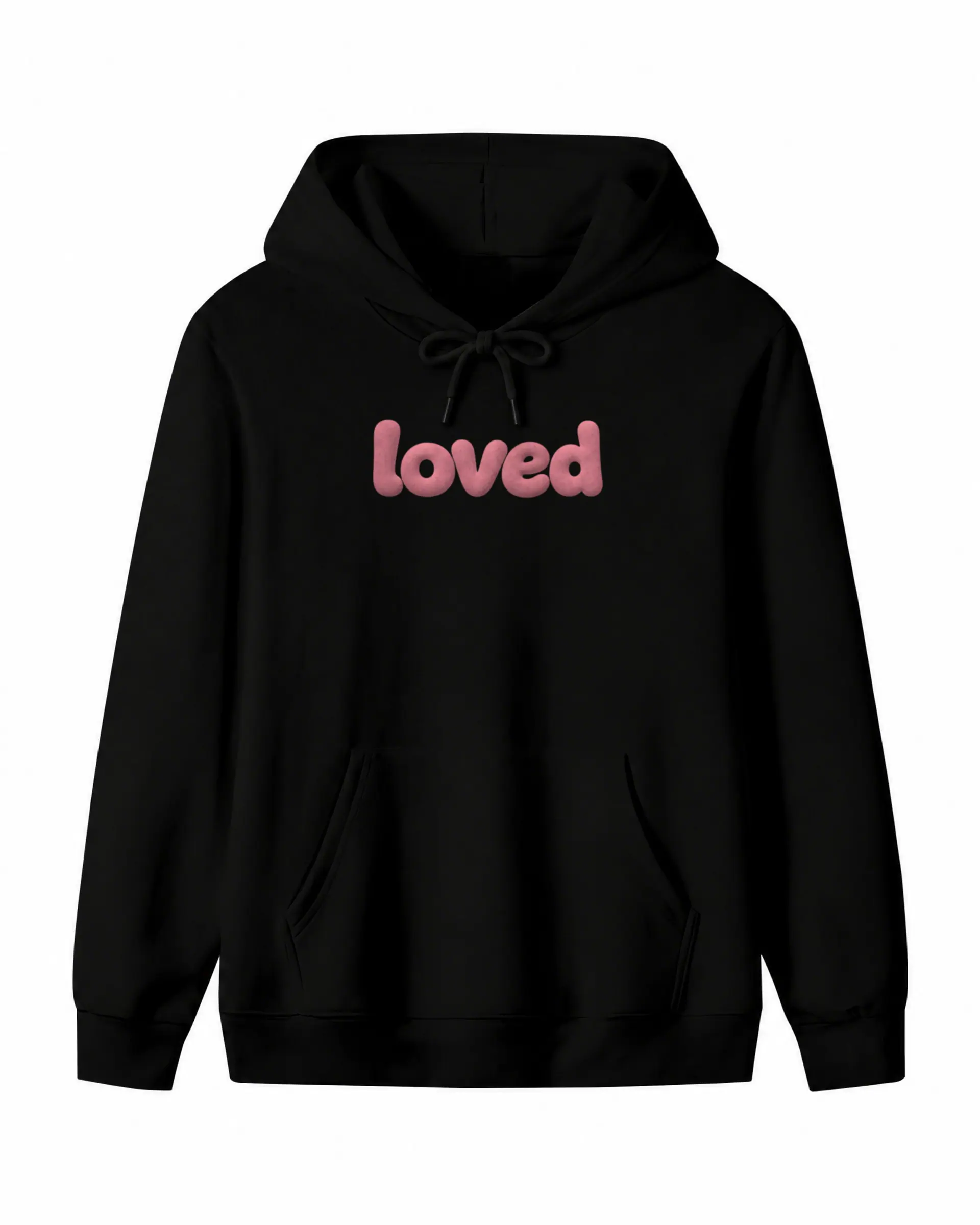 Loved Hoodie in black — view 1