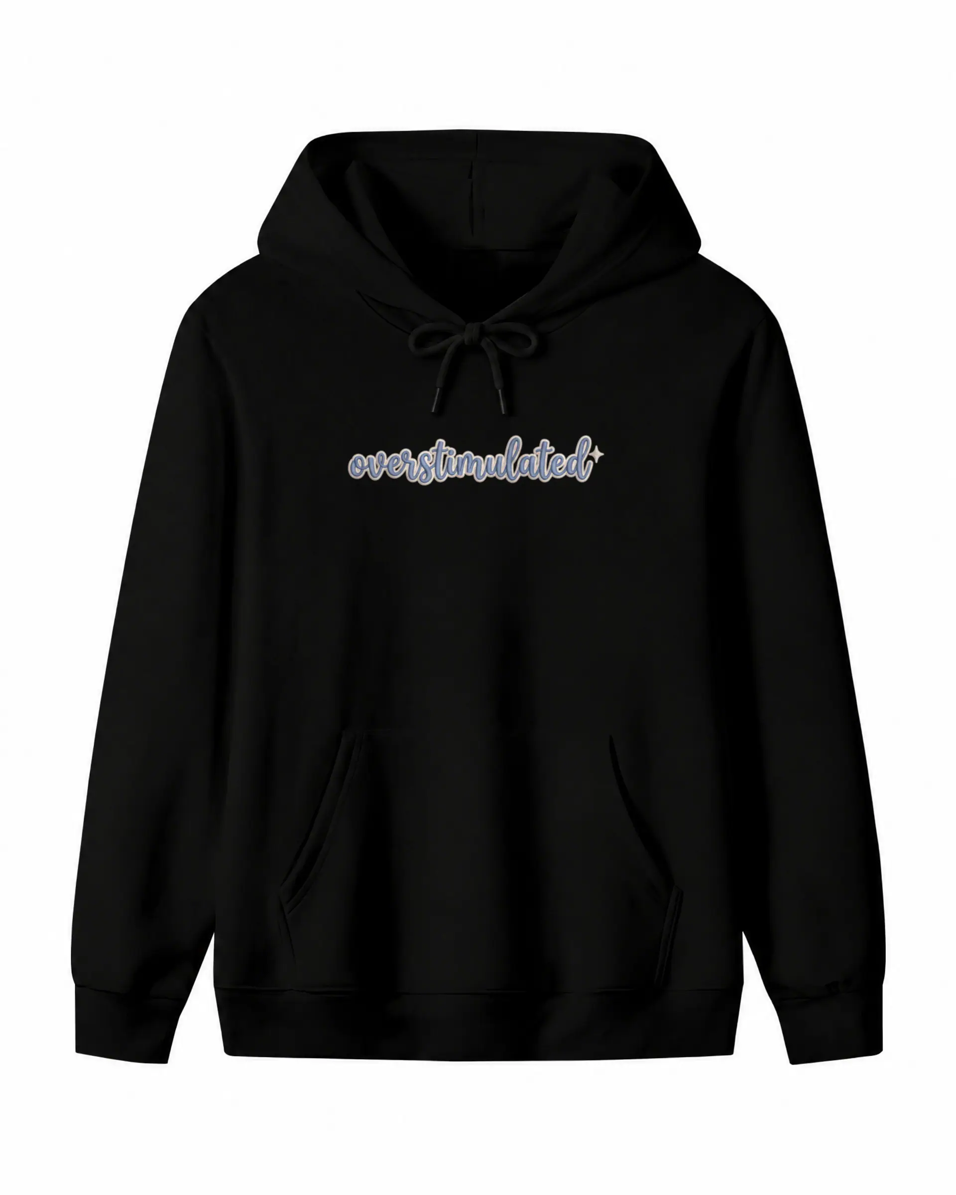 Overstimulated Hoodie in black — view 1