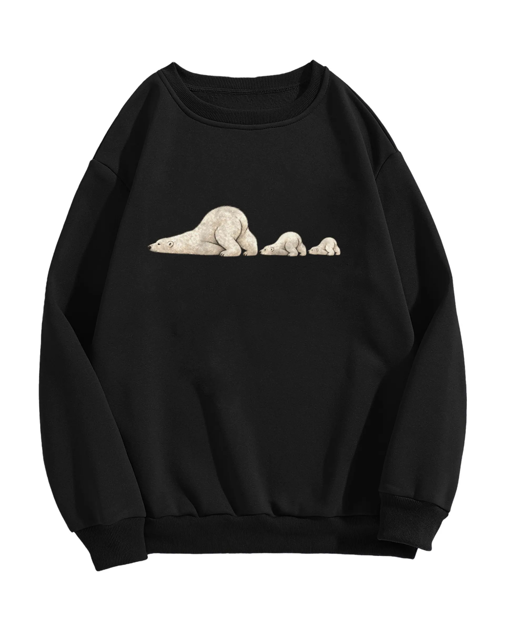 Polar Drift Crewneck in black — view 1