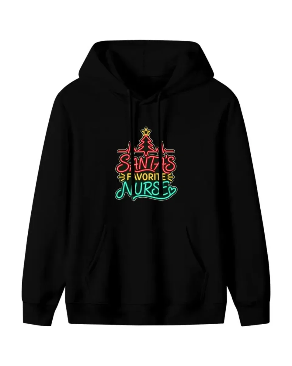 Santa's Favorite Nurse Hoodie